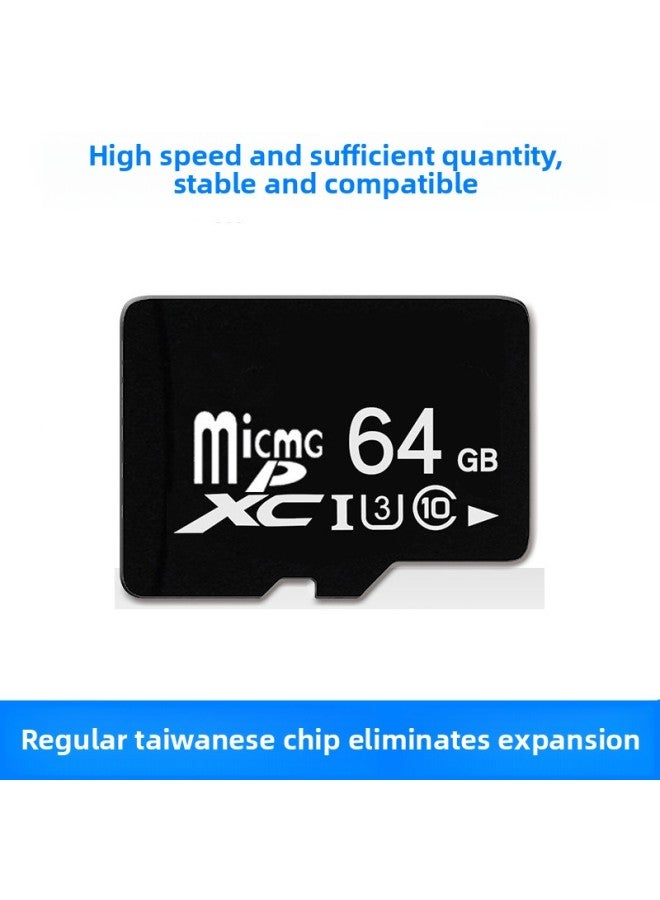 TF64G Memory Card Memory Card Driving Recorder Memory Card Mobile Phone Memory Card High Speed Memory Card-Capacity:64GB