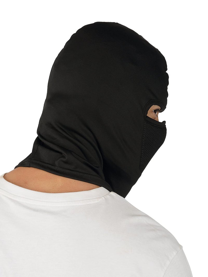 iSWEVEN Face Mask for Bikers in Riding Full Face Mask Balaclava for Men | Mask for Bike Cycling Accessories | Stylish Mask for Men and Women | Rider Full Face Helmet Mask with Mesh (BM2006A, Black) - Image 3