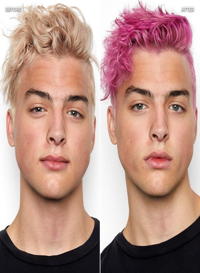 Overtone Color Depositing Semi-Permanent Hair Dye Conditioner - 8 oz For Natural & Color-Treated Hair, Moisturizing Shea Butter & Coconut Oil - Vegan, Cruelty-Free, Pastel Magenta is Magenta Morning - Image 3