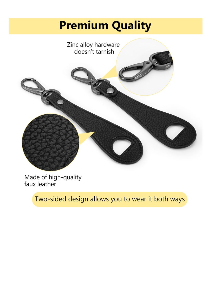Excefore Hat Clip for Travel, 2 Pcs Elastic Hat Clip for Backpack, Bag and Purse, Hands-Free Clip-on Holder Strap, Hands-Free Bag Accessory for Baseball, Snapback, Ponytail Caps, Outdoor Travel Accessory  - Image 3