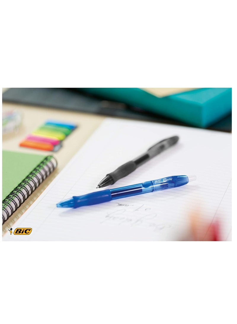 Bic 4-Piece Gelocity Gel Ink Pen 0.7mm Tip Red Ink - Image 4