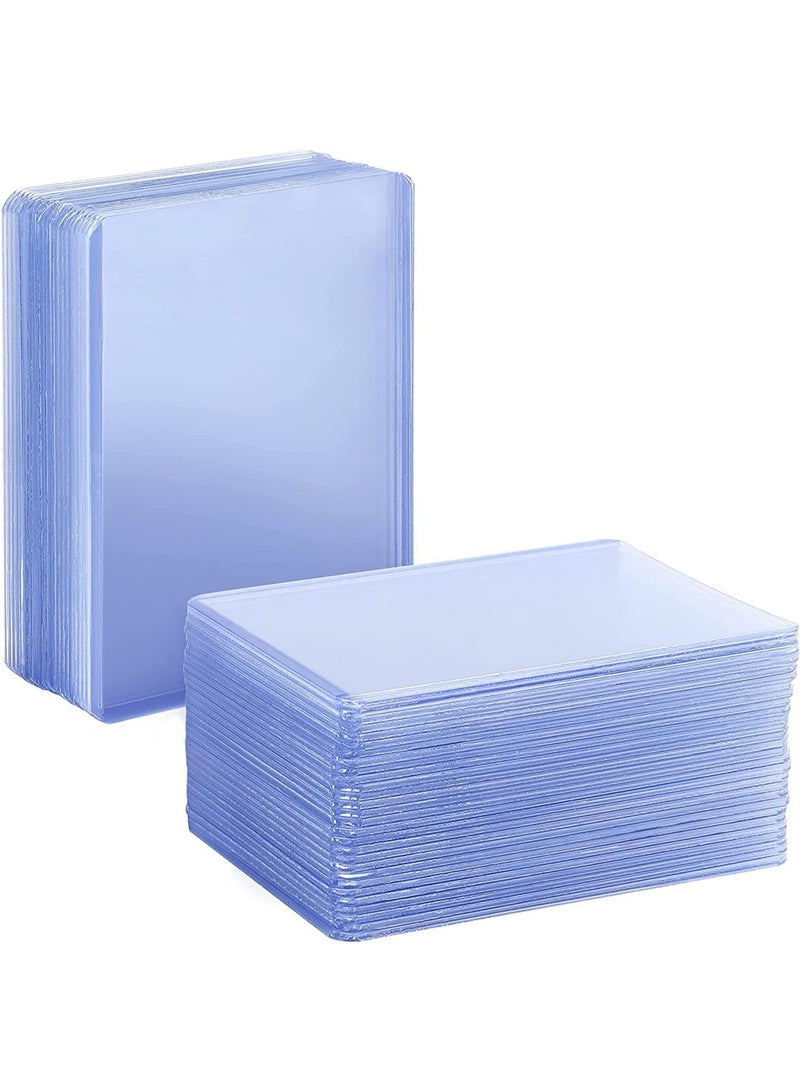 Relex 50PCS Card Sleeves Hard Plastic Card Sleeves for Baseball Card Protective Card Holder for Trading Cards, Sports Cards, Album Card 10.1x7.7 cm - Image 1