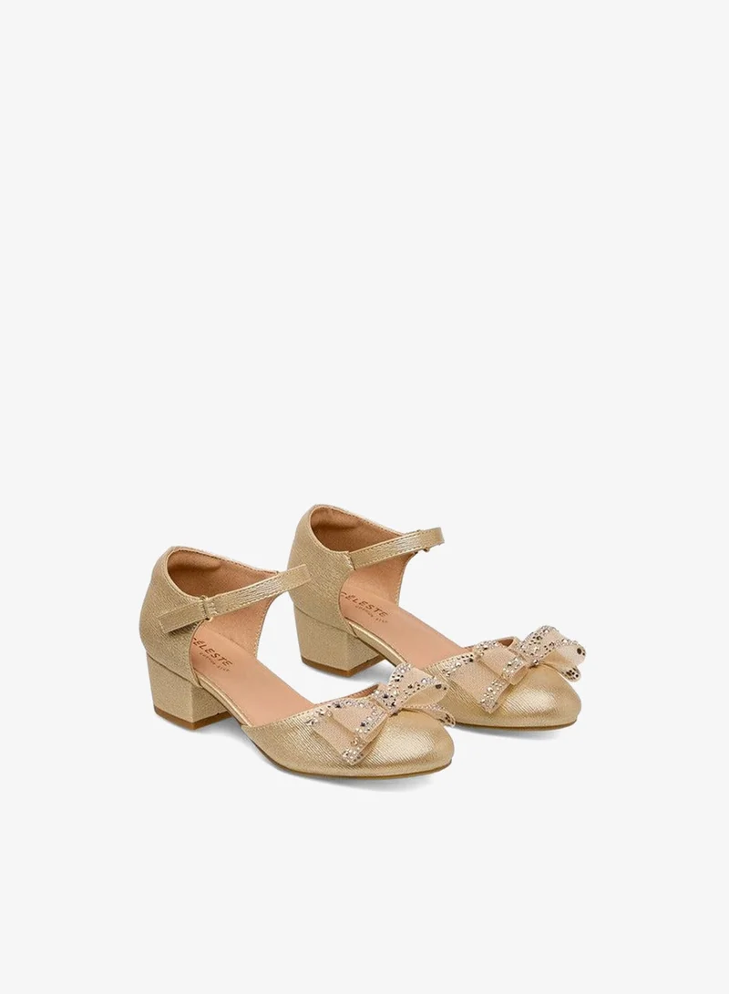 Celeste Girls Block Heel Sandals Ramadan Collection