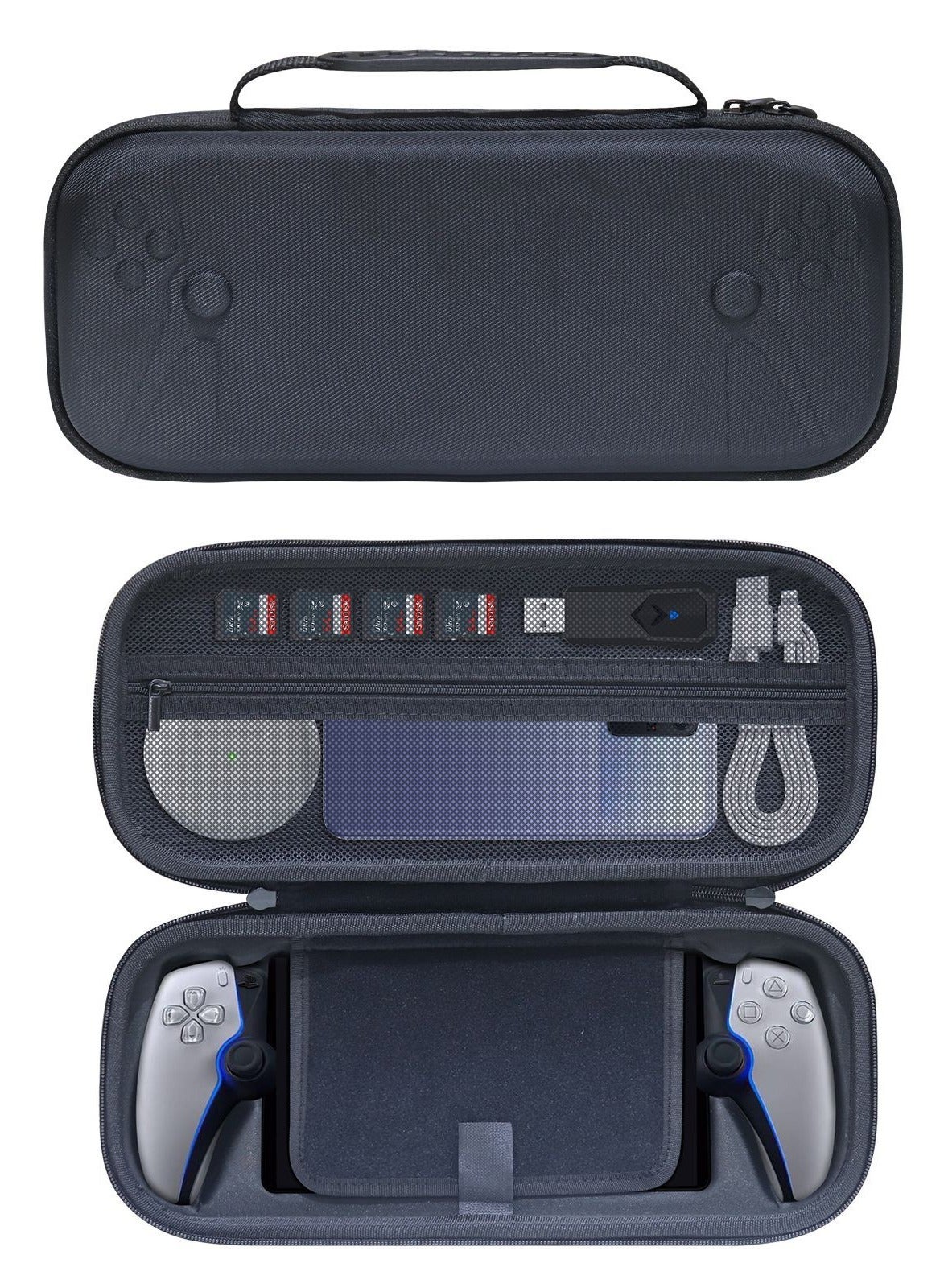 XICEN Case for PlayStation 5-Portal,Handheld carrying case for travel and storage