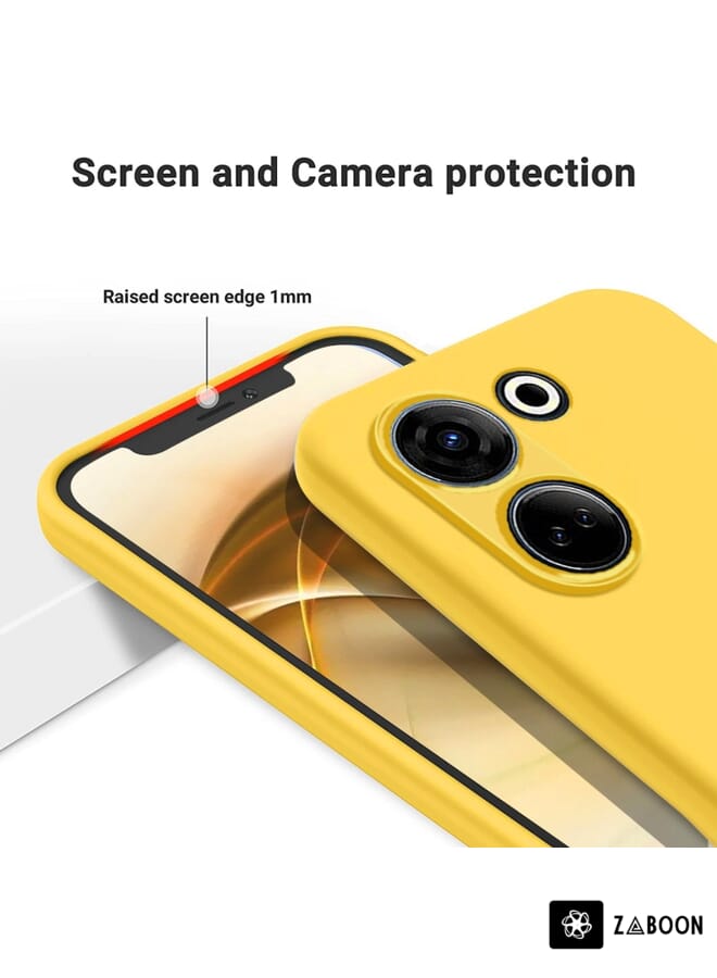 Zaboon Protective Case For Tecno Camon 20 Pro Pure Color Liquid Silicone Shockproof - Image 3