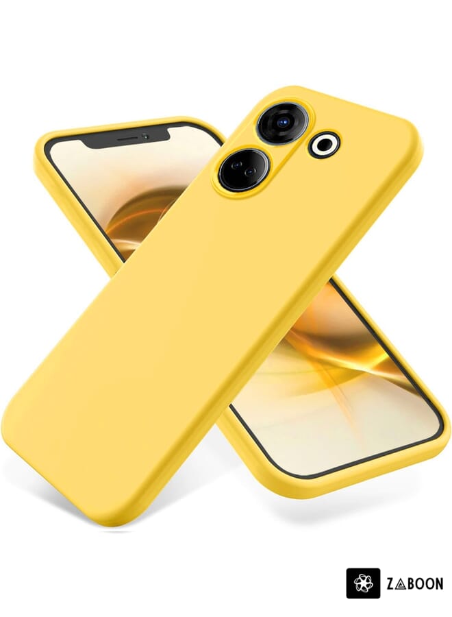 Zaboon Protective Case For Tecno Camon 20 Pro Pure Color Liquid Silicone Shockproof - Image 1