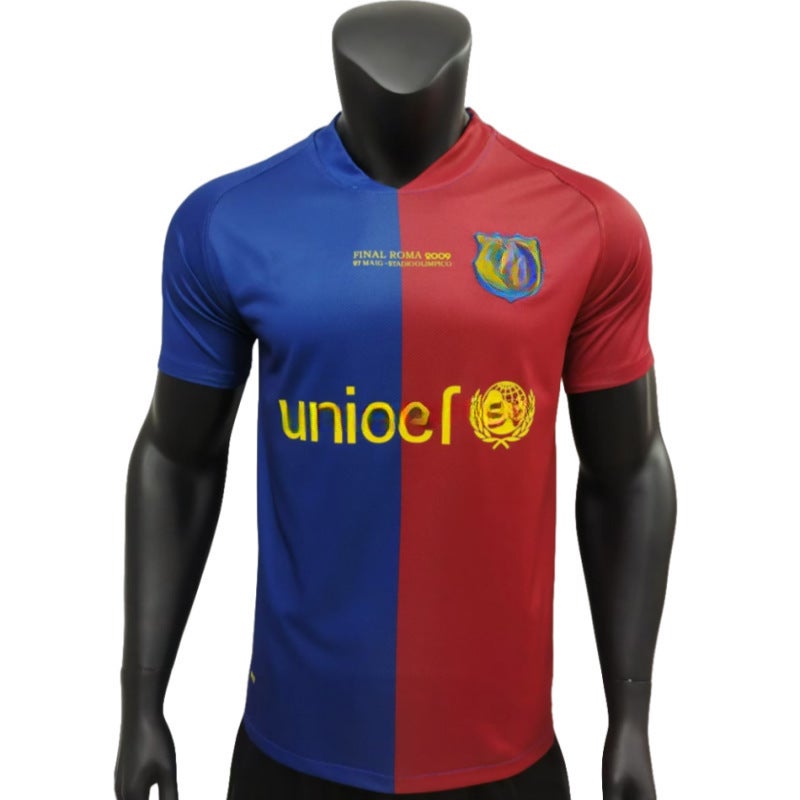 Retro Football Uniform Series Jersey Bar S Germany Spain Santos Ac Man L Can Be Printed - Image 1