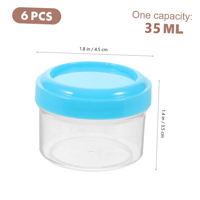 6 Pcs Mini Sauce Cups With Airtight Lids For Travel Condiment Holder - Image 4