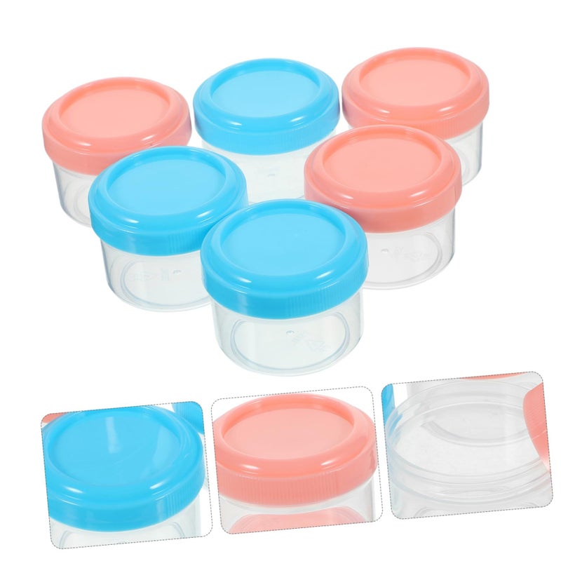6 Pcs Mini Sauce Cups With Airtight Lids For Travel Condiment Holder - Image 5