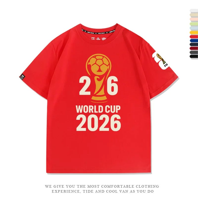 FIFA 2026 FIFA World Cup Fan T-Shirt - Cotton Short Sleeve  Tee - Image 1