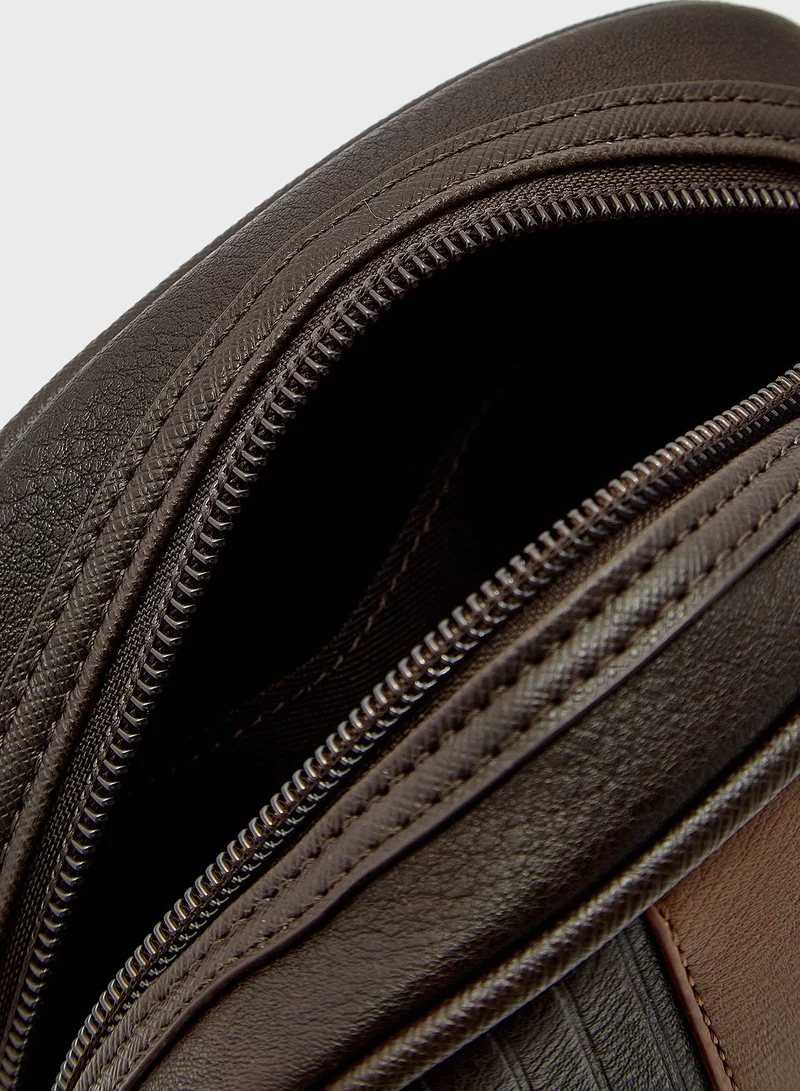 Ted Baker Evver Striped Messenger