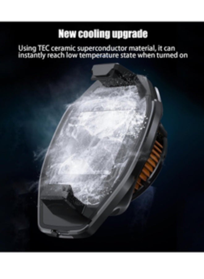 Memo Phone Cooler - DL22, Cooler, Cell Phone Cooling Fan Portable Phone Radiator, Semiconductor Mobile Radiator -black - Image 4