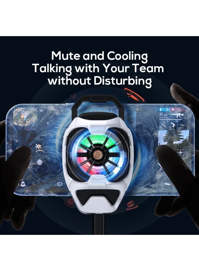 Memo Phone Cooler - DL22, Cooler, Cell Phone Cooling Fan Portable Phone Radiator, Semiconductor Mobile Radiator -black - Image 3