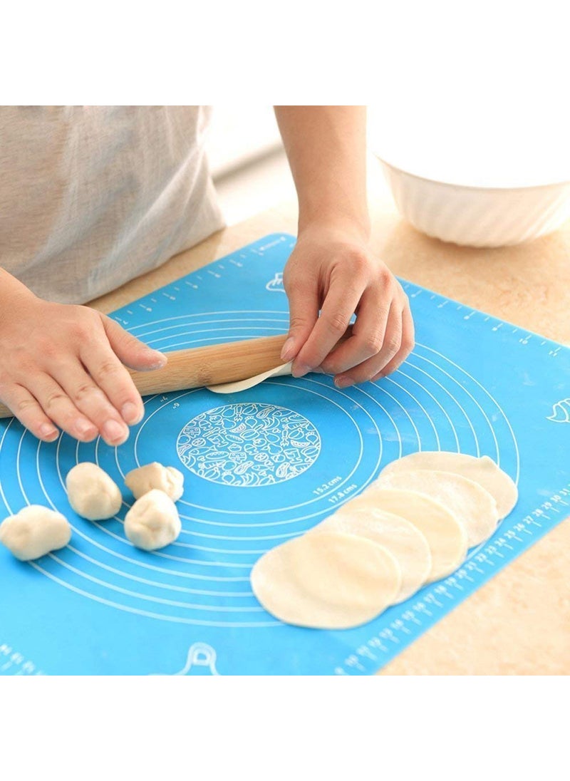 Gopinath Autolink Gopinath Autolink 1 Pc Reusable NonStick Kneading Dough Mat Bakery Measuring Mat Easy to Clean Silicone Mat Nonstick Silicone Mat  - Image 1