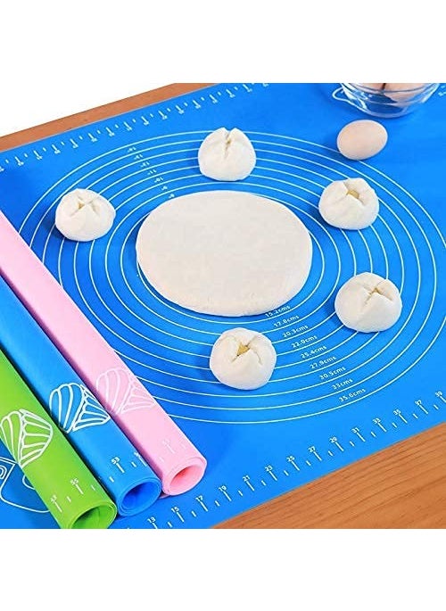 Gopinath Autolink Gopinath Autolink 1 Pc Reusable NonStick Kneading Dough Mat Bakery Measuring Mat Easy to Clean Silicone Mat Nonstick Silicone Mat  - Image 3