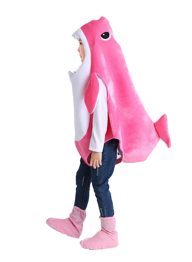 Little Surprise Box,  Pink Baby Shark, Kids Halloween Costume Fancy Dress Up-4-6Y