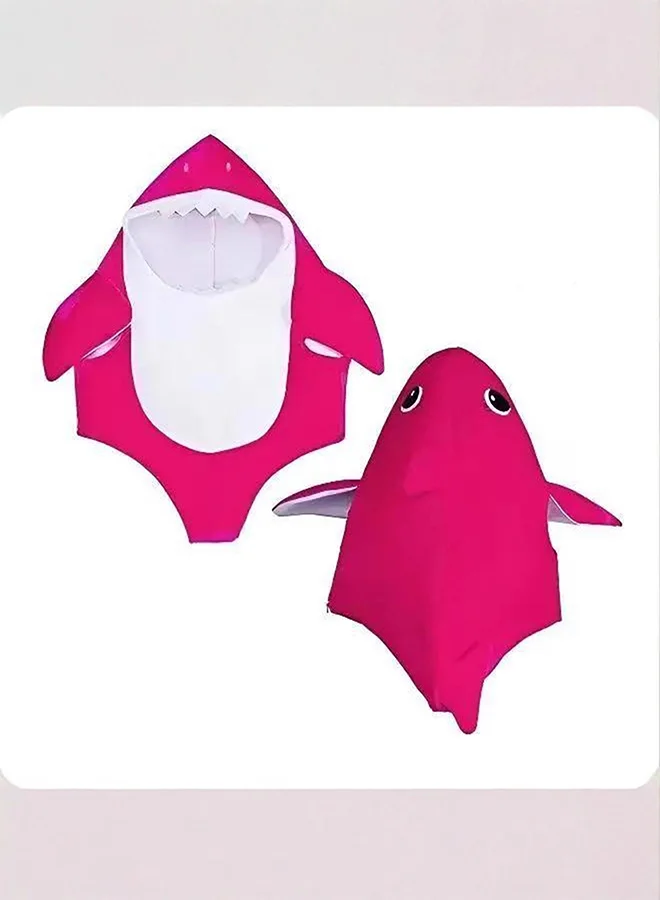 ليتل سربرايز بوكس صندوق المفاجآت الصغير، قرش وردي للأطفال، زي تنكري للهالوين للأطفال من - سنوات