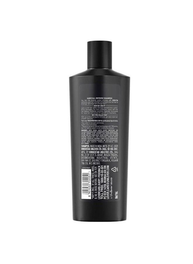 Tresemme Hair Fall Defence Shampoo For Strong Hair With Keratin Protein Prevent Hair Fall Due To Breakage 340 Ml  - Image 3
