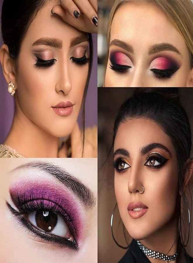 ماليو مالياو ٢٤ لون ظلال عيون، ١ أحمر خدود، ١ هايلايتر، ١ كونتور، ٣ ملمع شفاه كريمي، ٣ بودرة حواجب | مجموعة مكياج متكاملة | ألوان غنية | تدوم طويلاً ومتعددة الاستخدامات | مثالية لإطلالات الوجه والعينين | مناسبة للسفر، ٥٥ غرام (٢) - Image 4