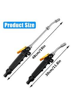 Excefore High Pressure Power Washer for Garden Hose, 2 Pieces High Pressure Car Washer Water Gun, Portable Washing Wand Water for Car Outdoor Window  - Image 5