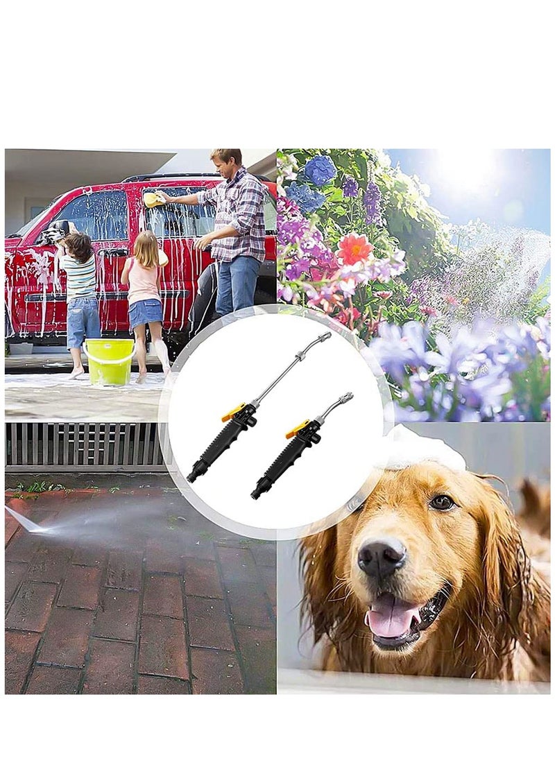 Excefore High Pressure Power Washer for Garden Hose, 2 Pieces High Pressure Car Washer Water Gun, Portable Washing Wand Water for Car Outdoor Window  - Image 3