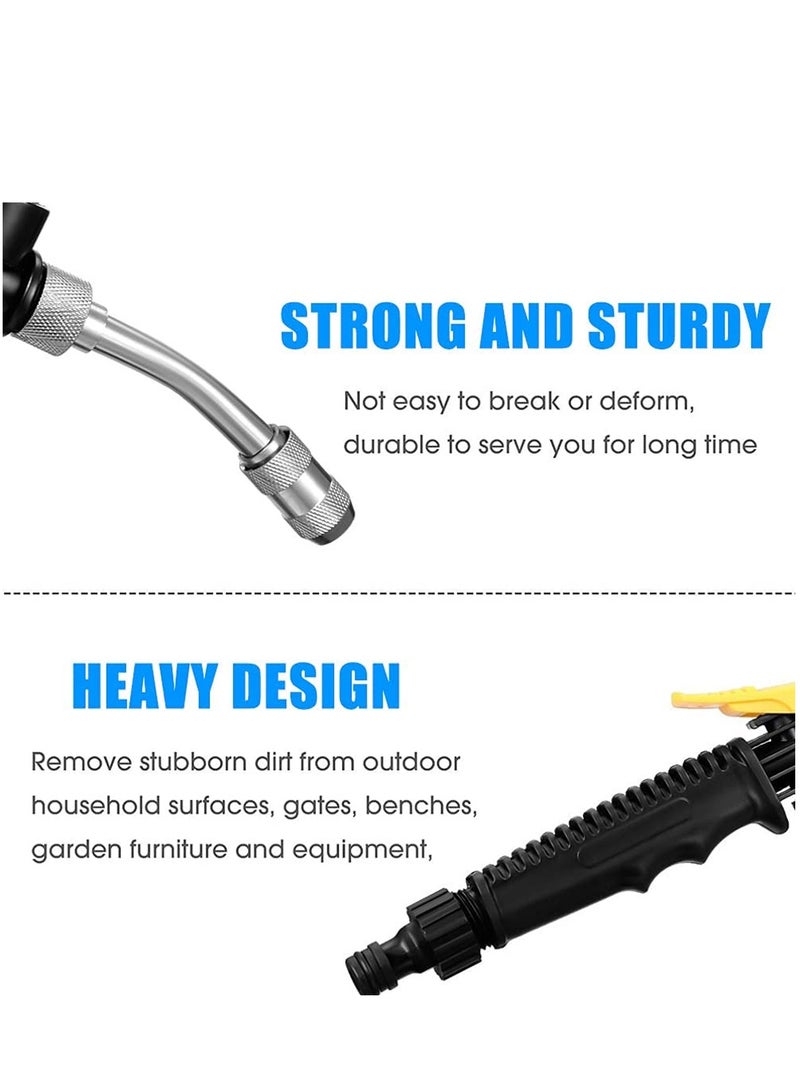 High Pressure Power Washer for Garden Hose, 2 Pieces High Pressure Car Washer Water Gun, Portable Washing Wand Water for Car Outdoor Window