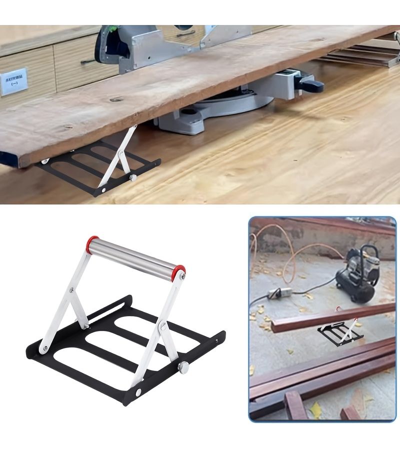 2 Pcs Heavy Duty Adjustable Foldable Metal Cutting Support Frame Stand For Table Saw DIY Workbench Clamp System Woodworking Carpentry - Image 5