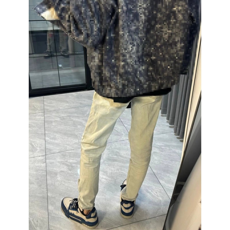 Unisex Casual Daily Denim Jeans - Image 4