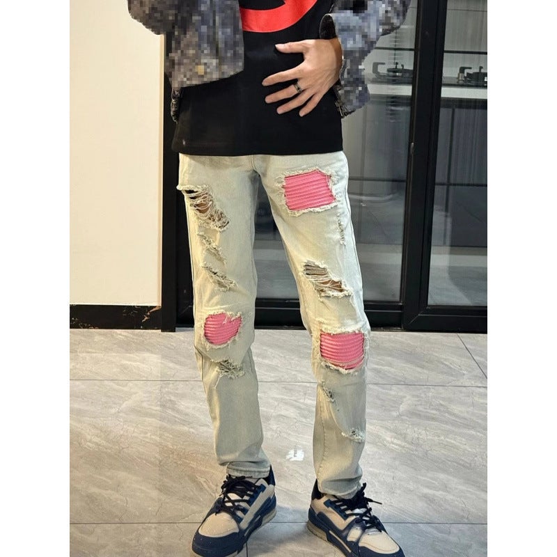 Unisex Casual Daily Denim Jeans - Image 1