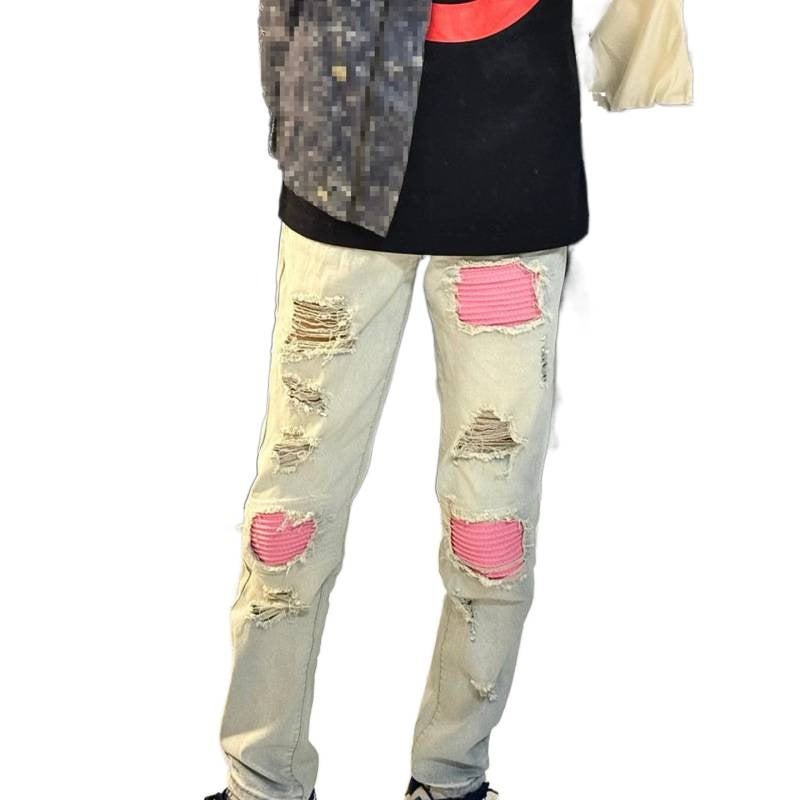 Unisex Casual Daily Denim Jeans - Image 5