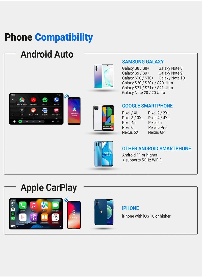 Ottocast - OTTOCAST PICASOU 3 8G+128G CarPlay AI TV Box to Wireless Android Auto Car Play Android 12 for Toyota Kia Hyundai VW Car Accessories - Image 1