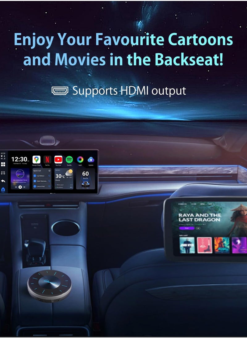 Ottocast - OTTOCAST PICASOU 3 8G+128G CarPlay AI TV Box to Wireless Android Auto Car Play Android 12 for Toyota Kia Hyundai VW Car Accessories - Image 1