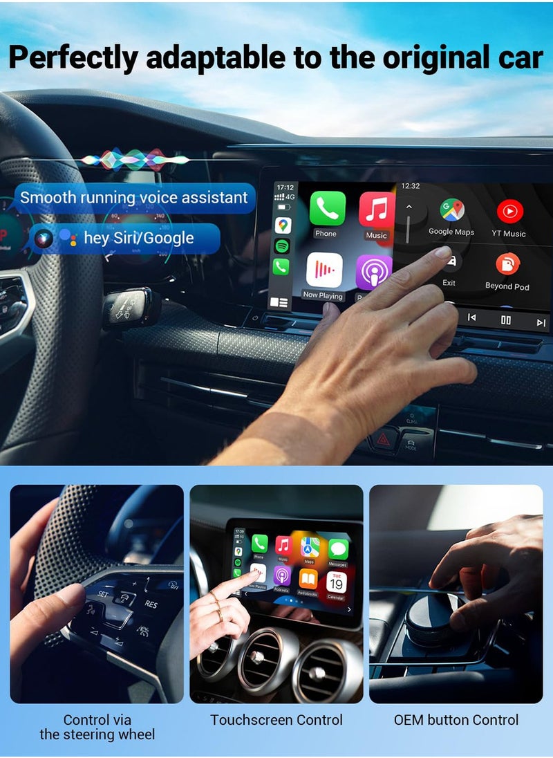 Ottocast - OTTOCAST PICASOU 3 8G+128G CarPlay AI TV Box to Wireless Android Auto Car Play Android 12 for Toyota Kia Hyundai VW Car Accessories - Image 1