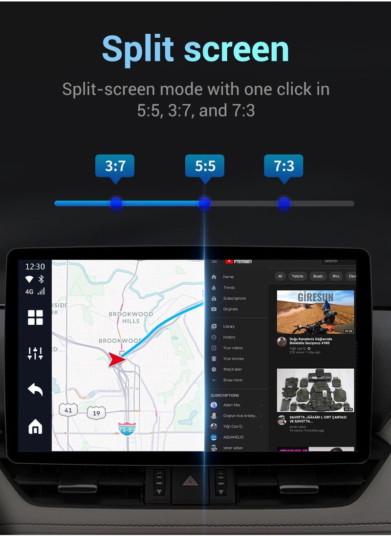 Ottocast - OTTOCAST PICASOU 3 8G+128G CarPlay AI TV Box to Wireless Android Auto Car Play Android 12 for Toyota Kia Hyundai VW Car Accessories - Image 1