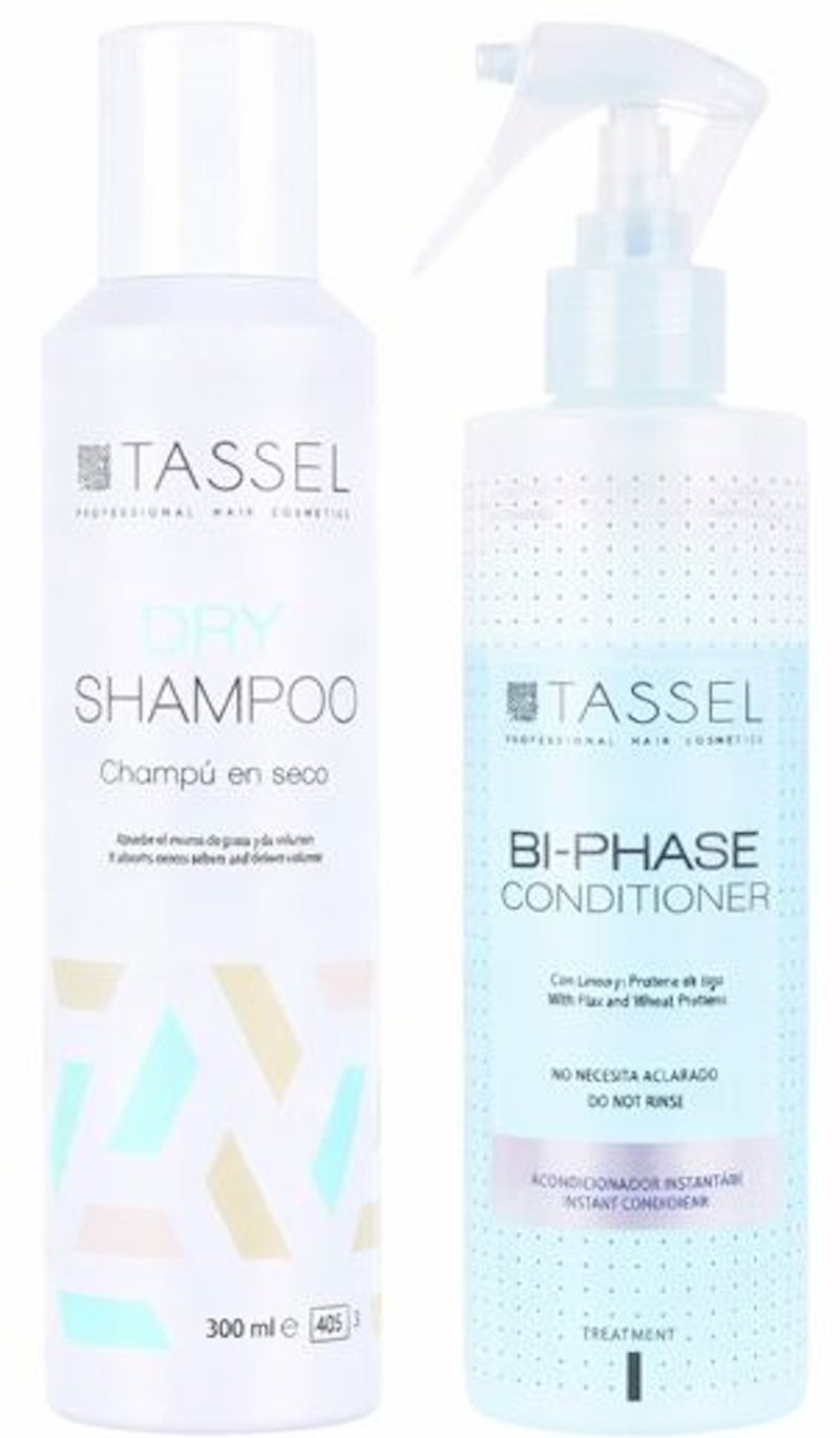 TASSEL Dry Shampoo 300ml + Bi-Phase Conditioner 500ml - Image 1