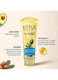 Lotus Herbals Jojobawash Active Milli Capsules Nourishing Face Wash, 120G, Multi  - Image 3