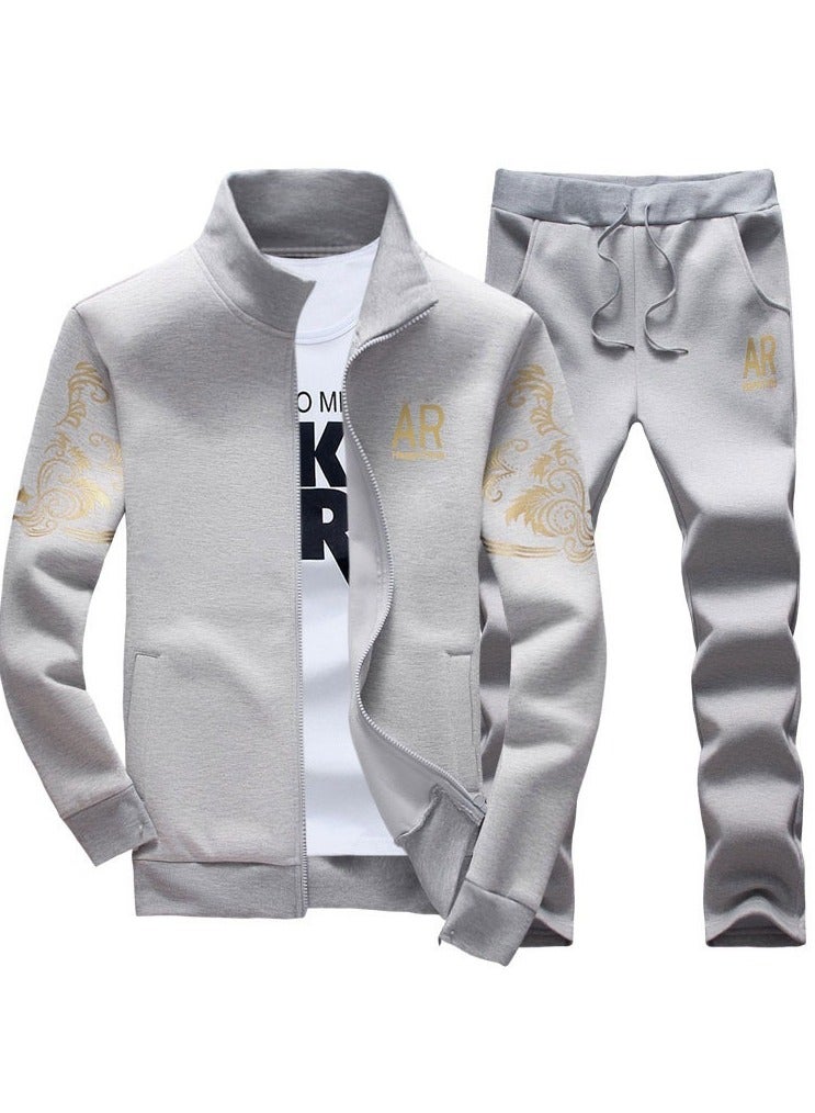 KUYING 2024 Spring/Summer New Slimming Fashion Sports Hoodie Men's Set  - Image 1