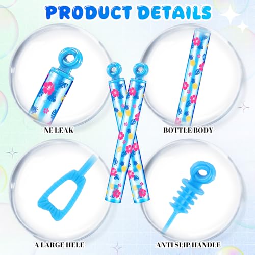Rotatingpals 32 Pcs Hawaiian Bubble Wands Funny Bubble Wands for Adult Tropical Party Favors Summer Gift Toys Birthday Party Goodie Bag Stuffers Gifts Wedding Supplies - Image 5