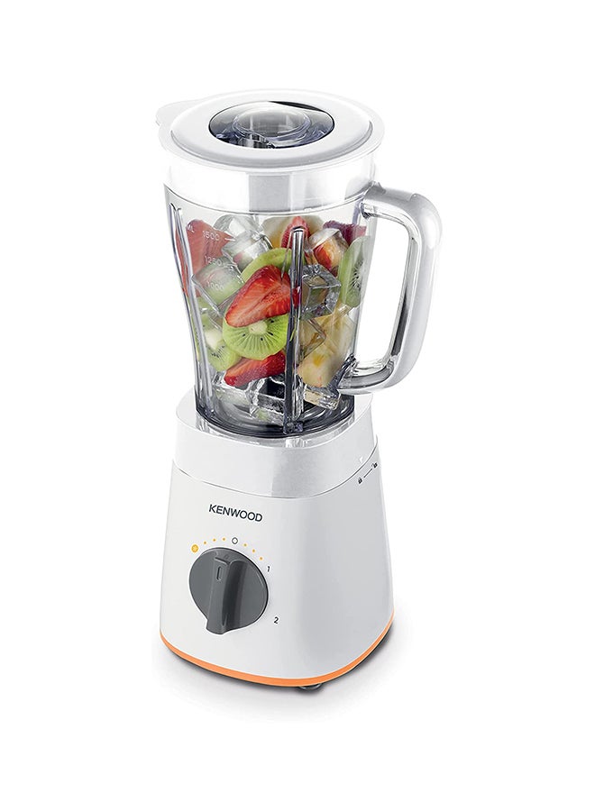 KENWOOD Blender Smoothie Maker with Multi Mill (Grinder/Chopper) - Ice Crush Function 2 L 500 W BLP15.150WH White - Image 2