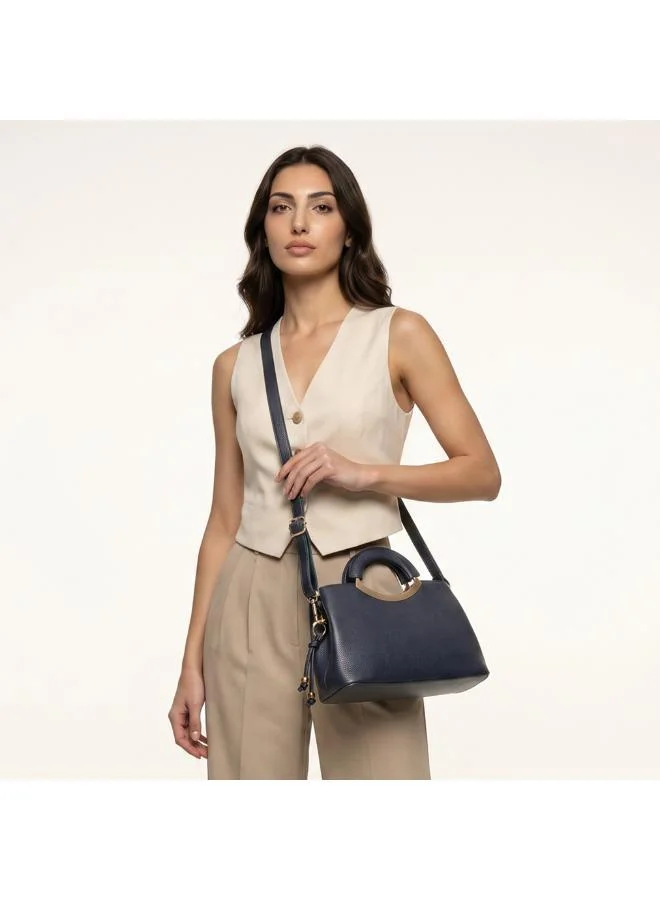 Sasha Sasha Textured Tote Bag with Adjustable Strap
