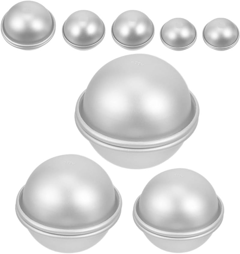 16pcs Aluminum Alloy Bath Salt Ball Mold Baking Soap Mold DIY Soap Making Supplies for Handmade Bath Bombs Crafting - Image 1
