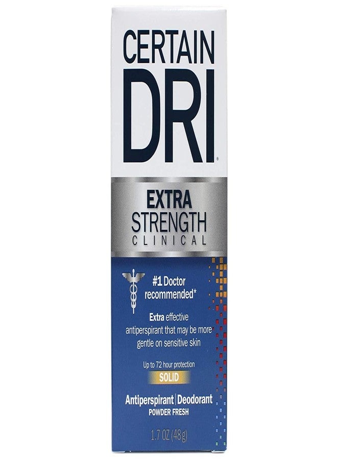 Certain Dri Extra Strength Clinical Solid Antiperspirant 1.7 oz - Pack of 5 - Image 1