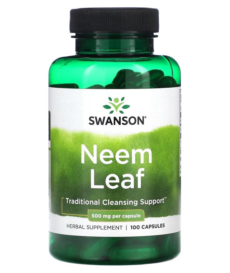 SWANSON Neem Leaf 500 mg 100 Capsules