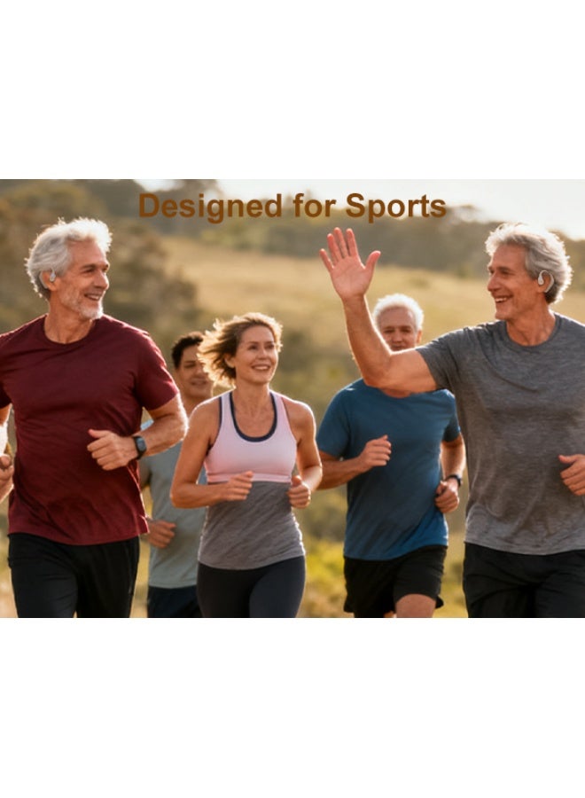 سماعة أذن مُحسّنة - شريحة رقمية - إلغاء ضوضاء بلوتوث - أوضاع متعددة المشاهد - سماعة أذن مثبتة على الأذن - مريحة في الارتداء (لون البشرة) - Image 3