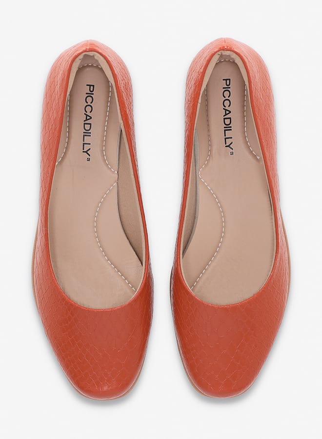 Piccadilly Women Round Toe Slip-On Shoes with Wedge Heels - Image 3