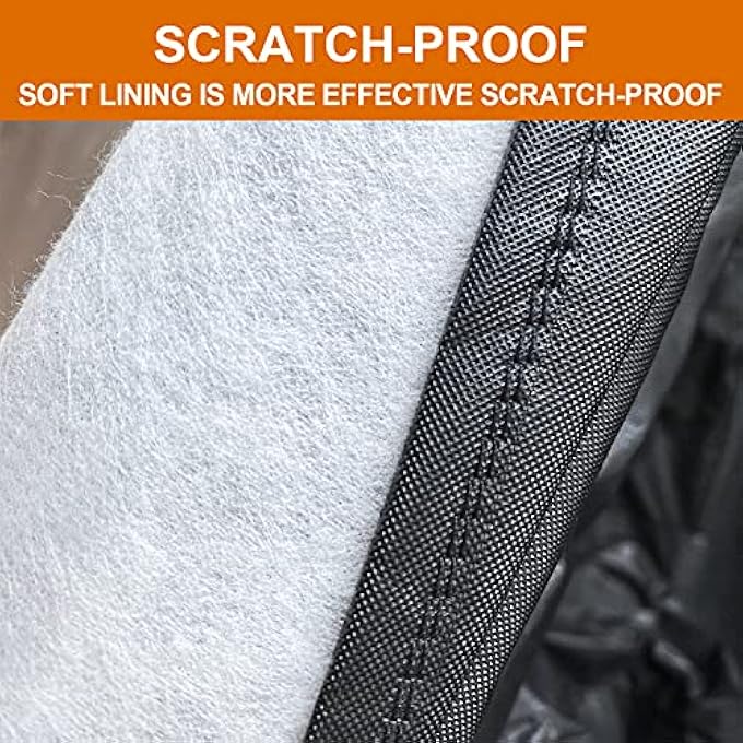 rayihni غطاء سيارة كايم 7 طبقات مخصص لسيارة سيدان MG MGB (1966-1980) مقاوم للماء لجميع الأحوال الجوية للسيارات، يغطي كامل السيارة لحماية من الشمس والمطر وحماية من الأشعة فوق البنفسجية، التسليم خلال 3-10 أيام - Image 3