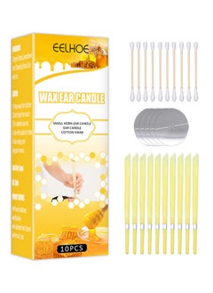 EELHOE Aromatherapy Ear Candles – Earwax Cleansing, Relaxation & Care, Trumpet-Shaped with Ear Plugs and Cotton Swabs  - Image 1