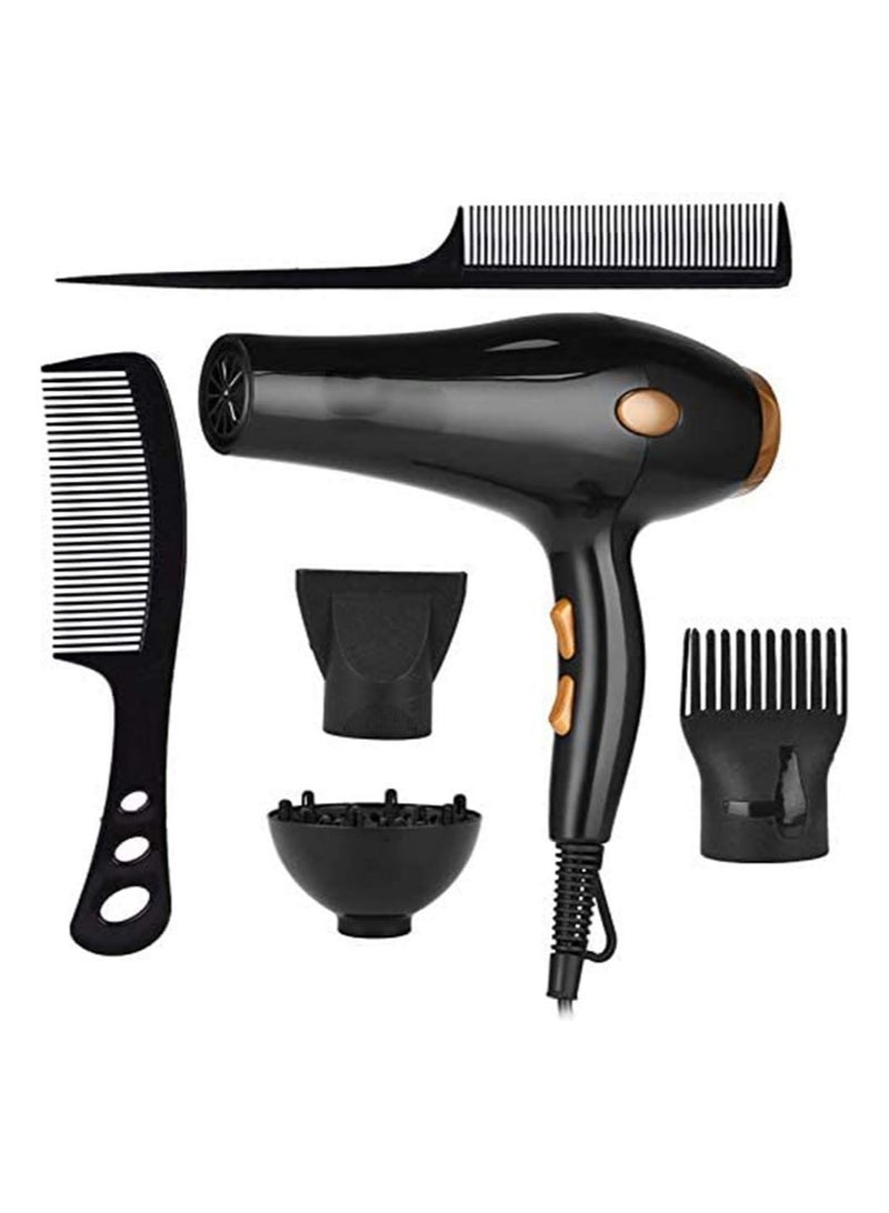 هوم جولد مجفف شعر هوم جولد HG-677  بأداء تجفيف متفوق مع إعدادات متعددة ورعاية أيونية وحماية من السخونة الزائدة (5000 وات) - Image 1