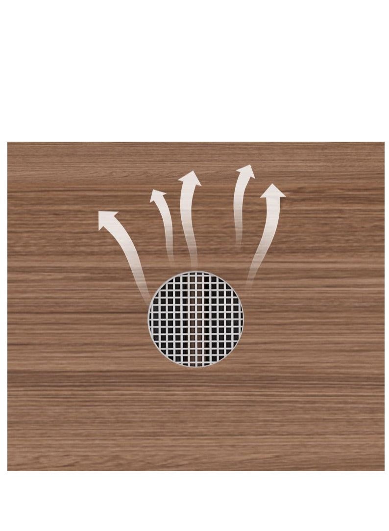 جولدن خزانة أحذية للمدخل، خزانة أحذية ضيقة بيضاء مع رف أحذية قابل للطي، منظم أحذية خشبي بثلاث طبقات للمنزل والشقة (بني + أبيض) - Image 5