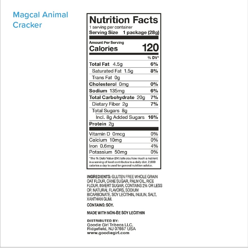 Goodie Girl Magical Animal Crackers Snack Packs - Gluten Free, Peanut Free, Dairy Free, Egg Free - 120 Calories Each - 10 Individual Packs - Image 5